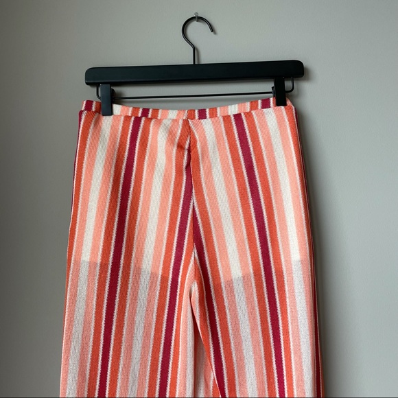 Free People Bridget Stripe Pants Bohemian Knit S - Picture 6 of 8